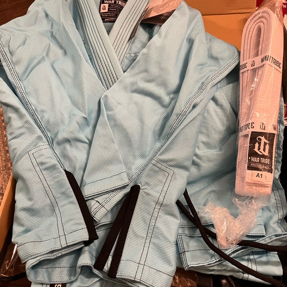 Spectrum Blue Martial Arts Gi by WarTribe W1 with belt - Picture 9 of 11